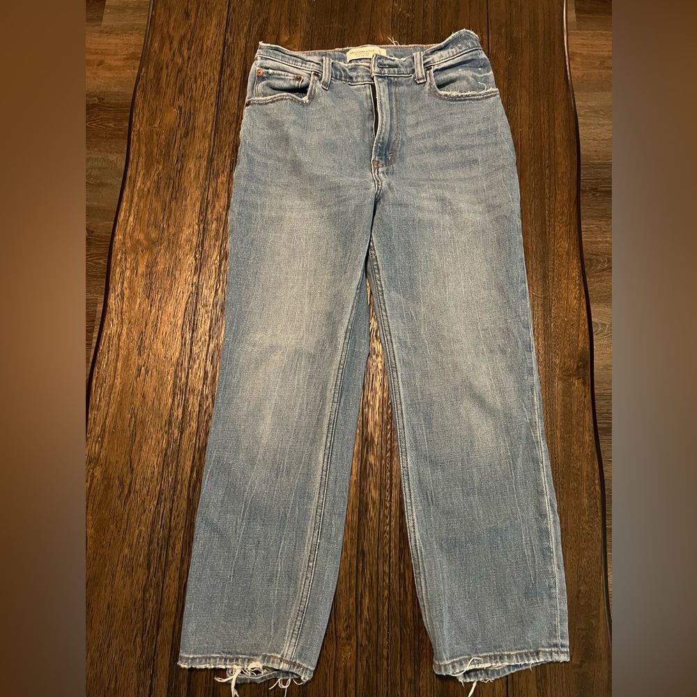 Abercrombie & Fitch Light Blue Men's‎ Straight Jeans